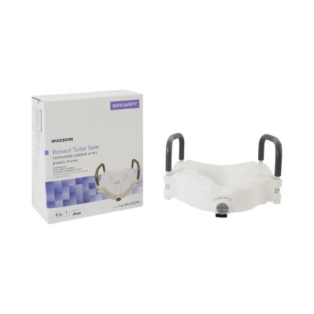 Raised Toilet Seat with Arms