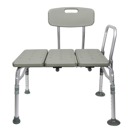 Knocked Down Bath Transfer Bench Removable Arm Rail