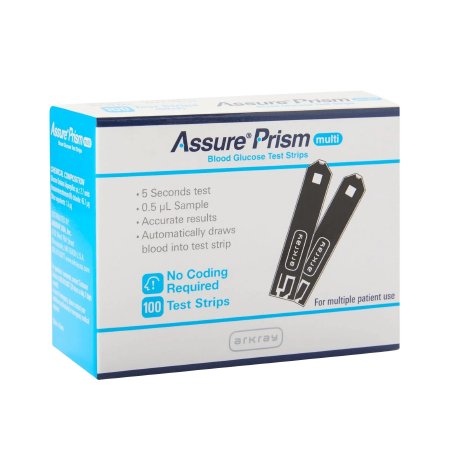 Blood Glucose Test Strips ASSURE® Prism Multi