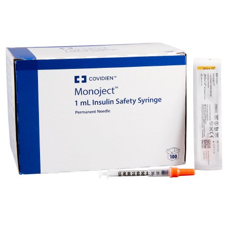 Safety Insulin Syringe with Needle Monoject™