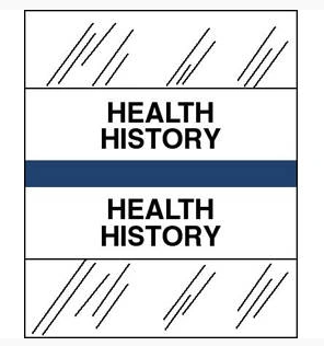 Medical Chart Index Tabs