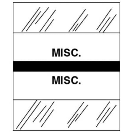 Medical Chart Index Tabs