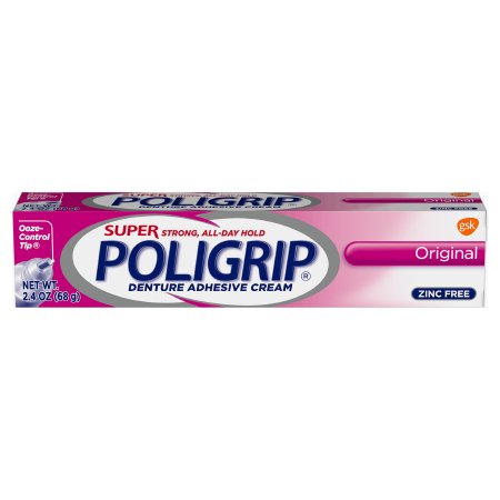 Denture Adhesive Super Poligrip® Original Cream