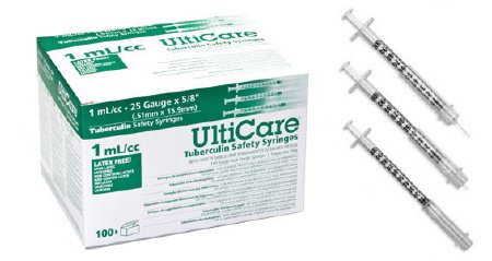 Safety Tuberculin Syringe with Needle UltiCare™