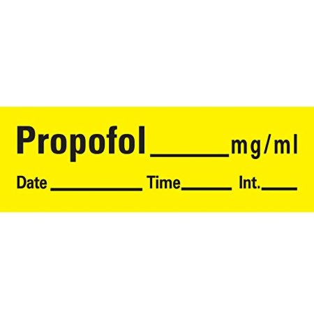 Anesthesia Labels