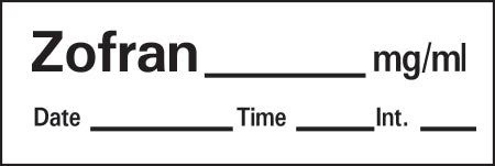 Anesthesia Labels