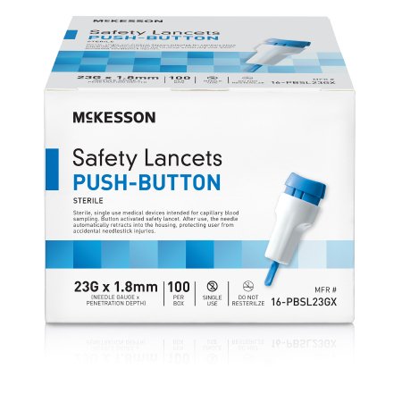 Push-Button Safety Lancets