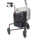 Deluxe 3 Wheel Aluminum Rollator