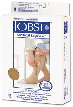 Zippered Compression Stocking and Liner JOBST® UlcerCARE™