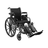 Lightweight Wheelchair with Detachable Padded Desk Arm