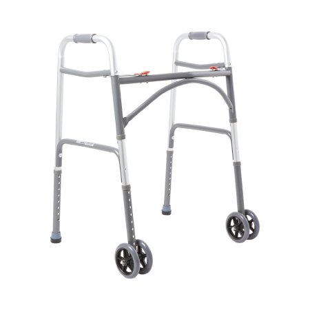 Adult Bariatric Folding Walker with Wheels