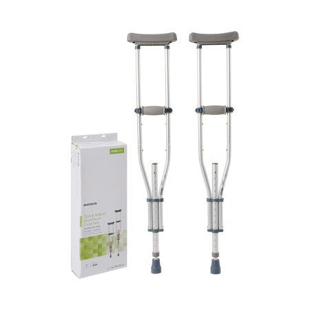 Universal Quick-Adjust Aluminum Underarm Crutches