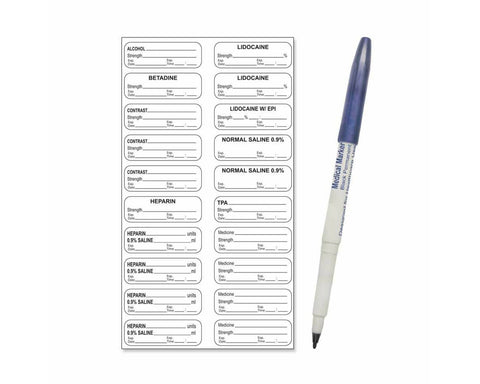 Sterile Medication Label Kit