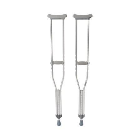 Push-Button Aluminum Crutches