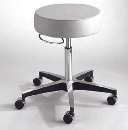 Round Pneumatic Exam Stools Backless